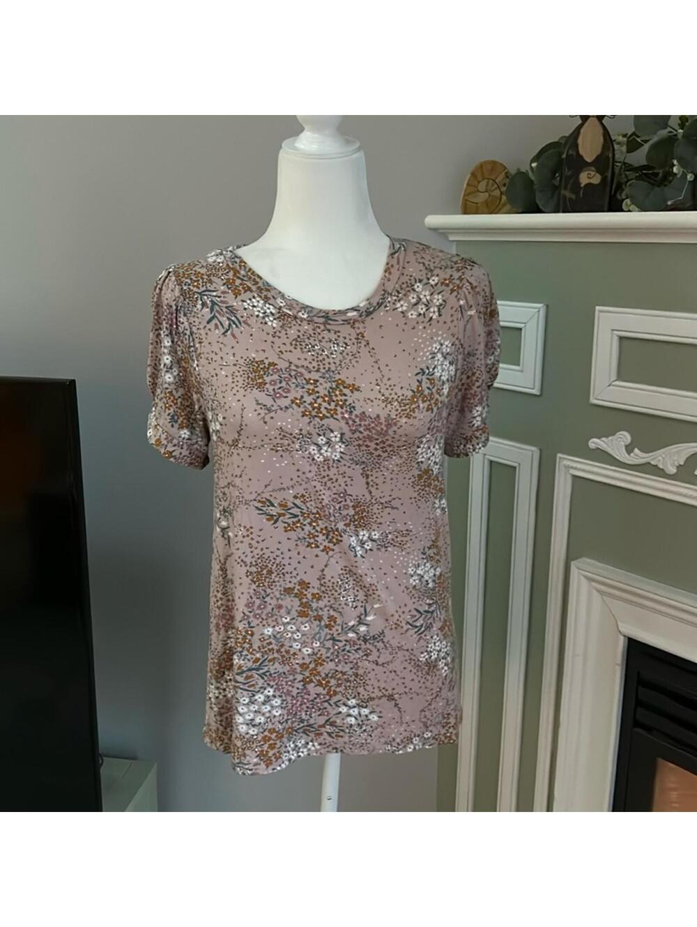 Market & Spruce print top